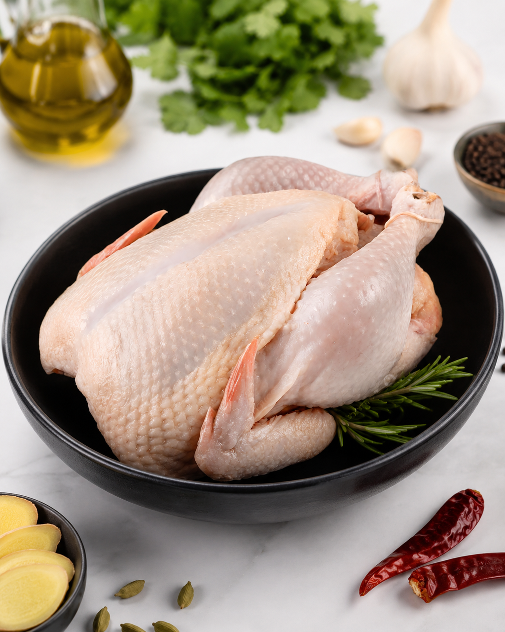 RAW CHICKEN CURRY CUT WITH SKIN [1 KG]