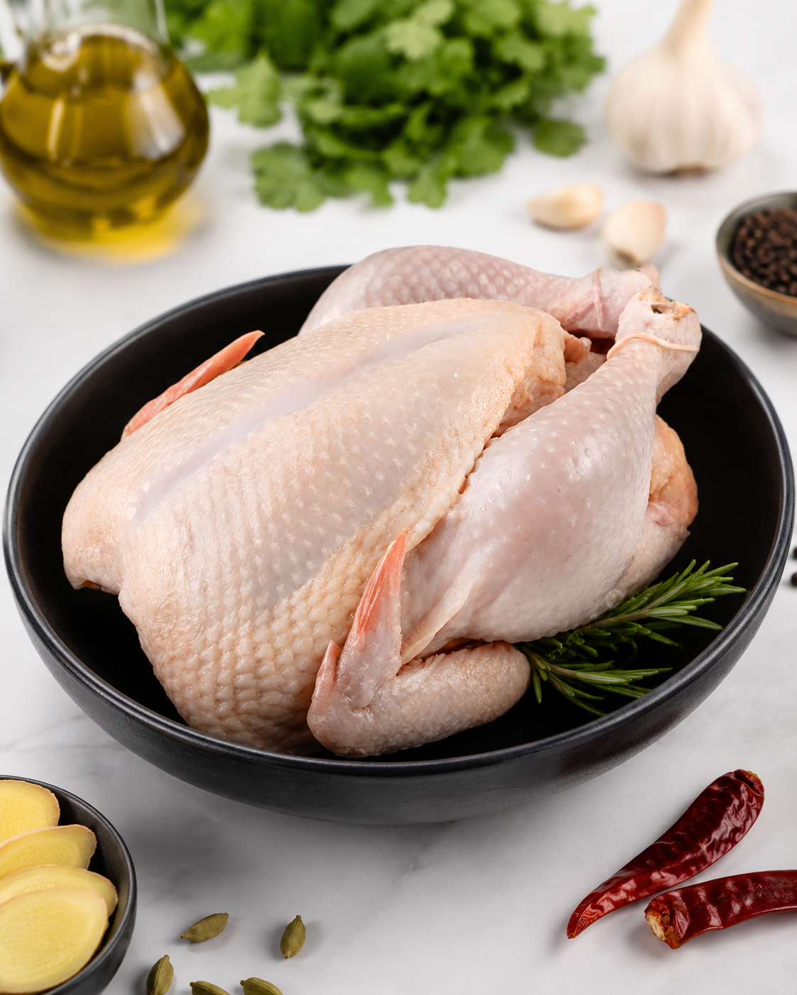RAW CHICKEN CURRY CUT WITH SKIN [1 KG]